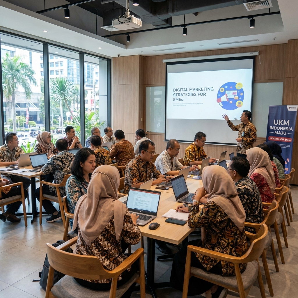 UMKM Intan Jaya Dapat Pelatihan Manajemen Usaha dan Pemasaran Digital